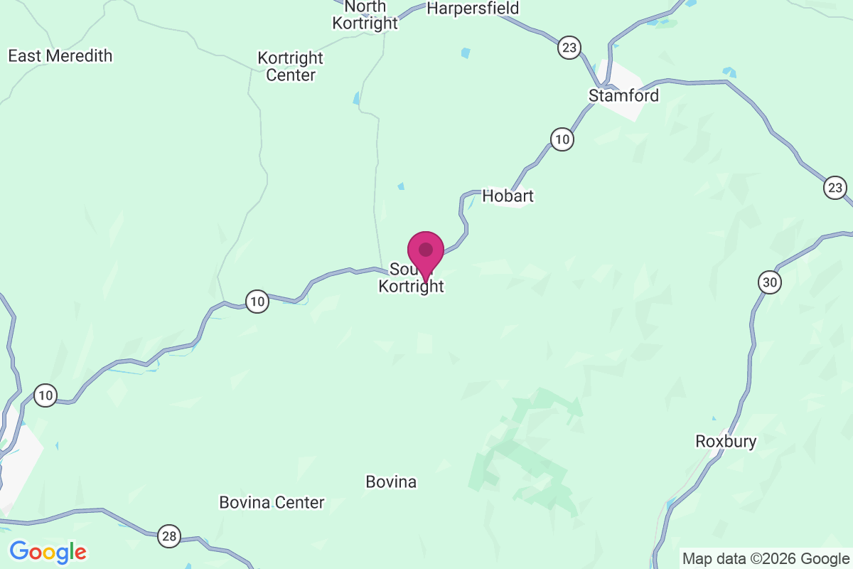 South Kortright map