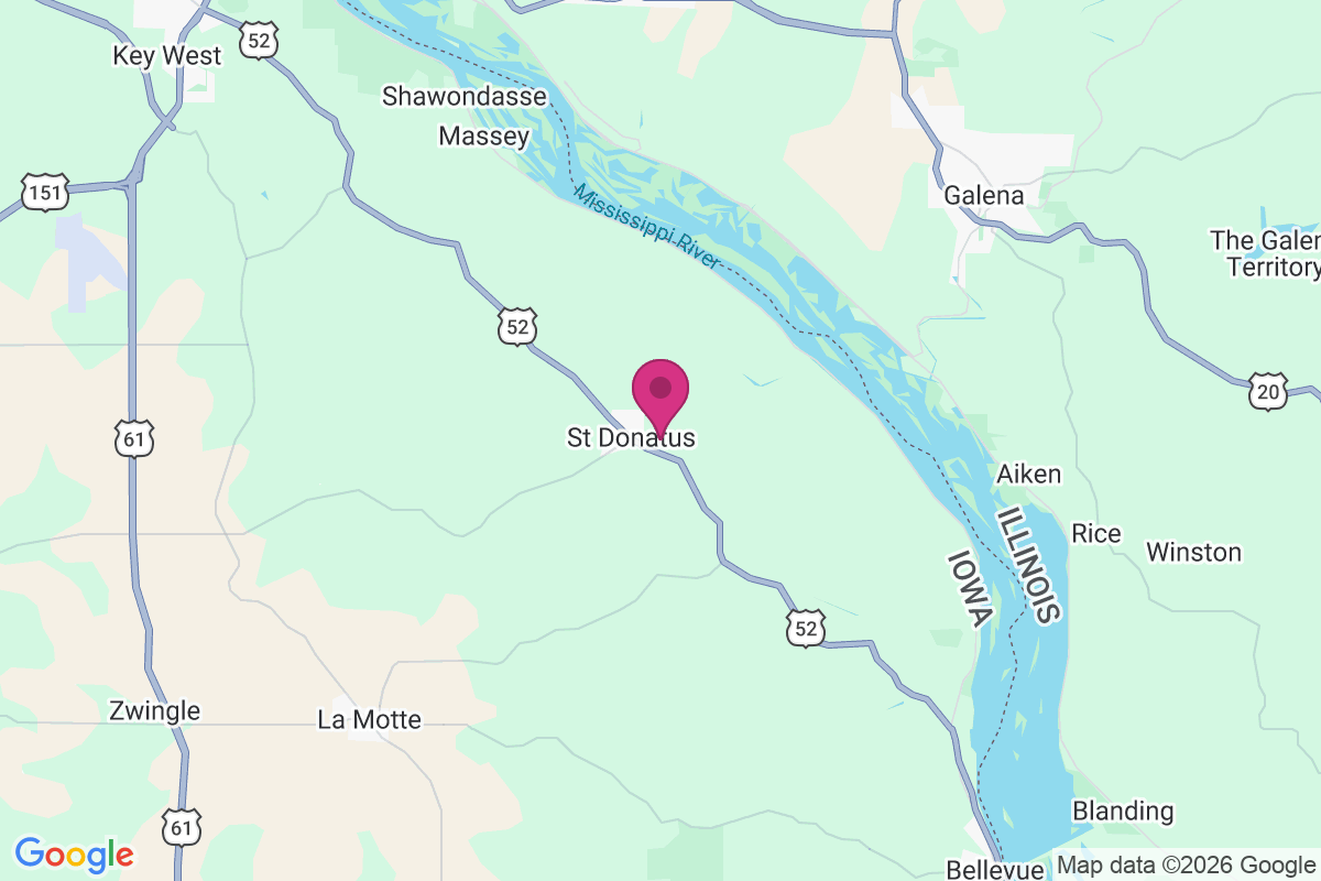 Saint Donatus map
