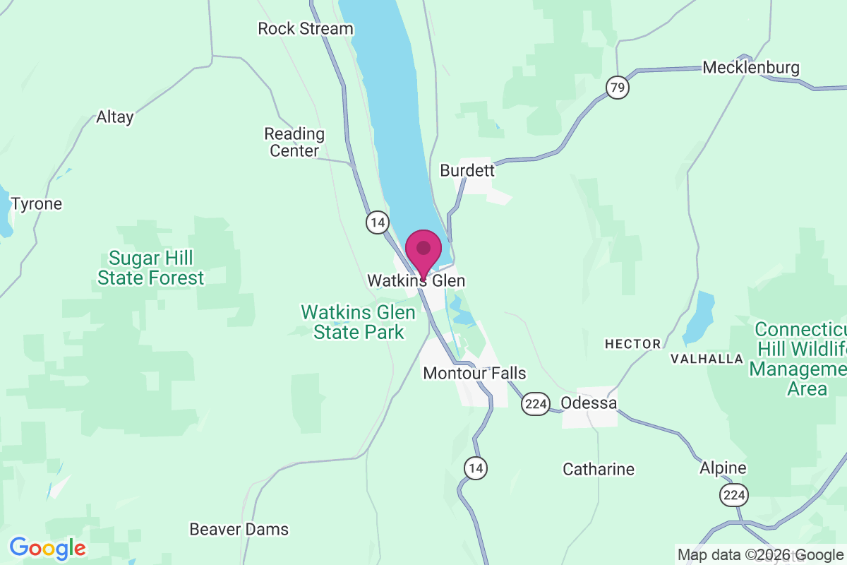 Watkins Glen map