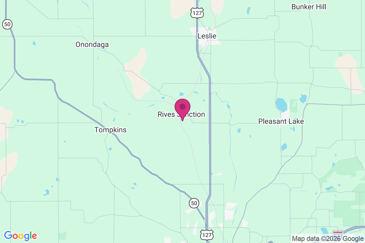 Rives Junction map
