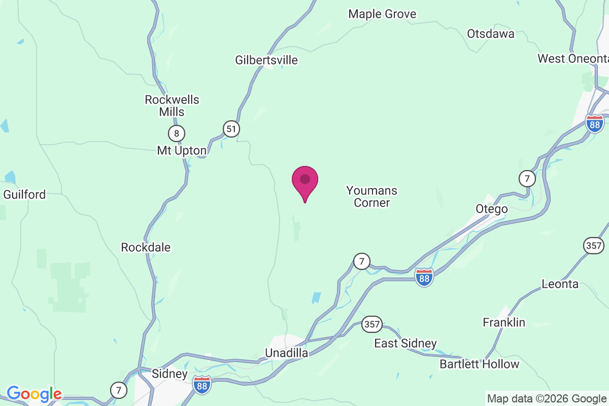 Unadilla Center map