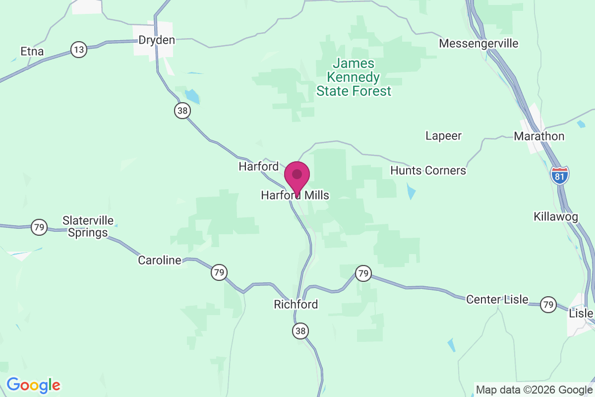 Harford Mills map