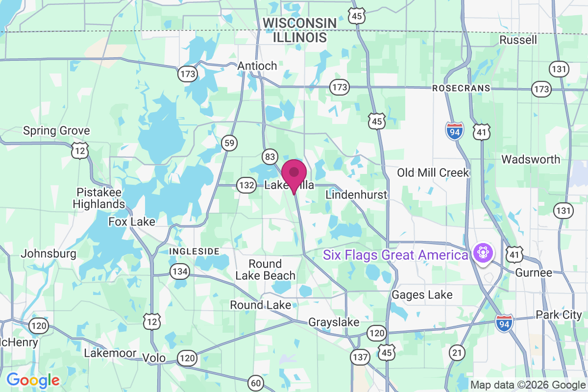 Lake Villa map
