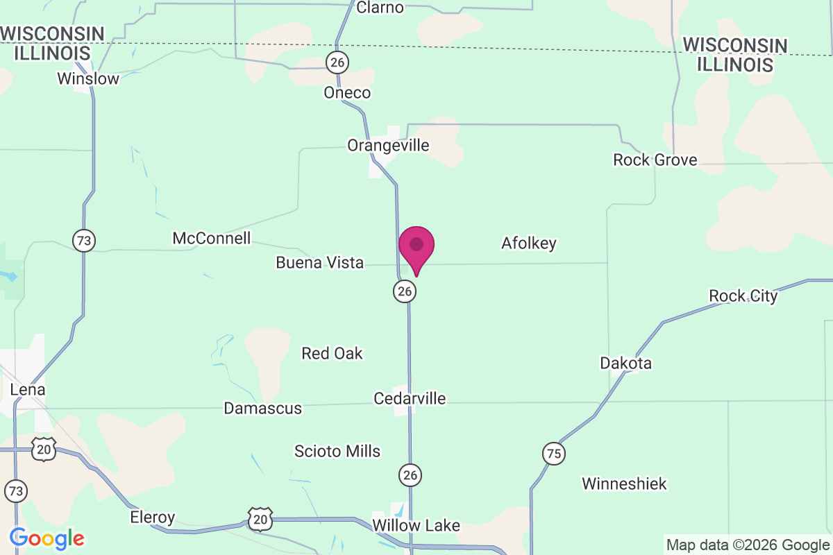 Buckhorn Corners map