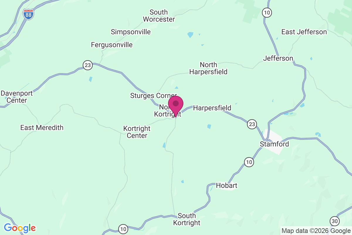 North Kortright map