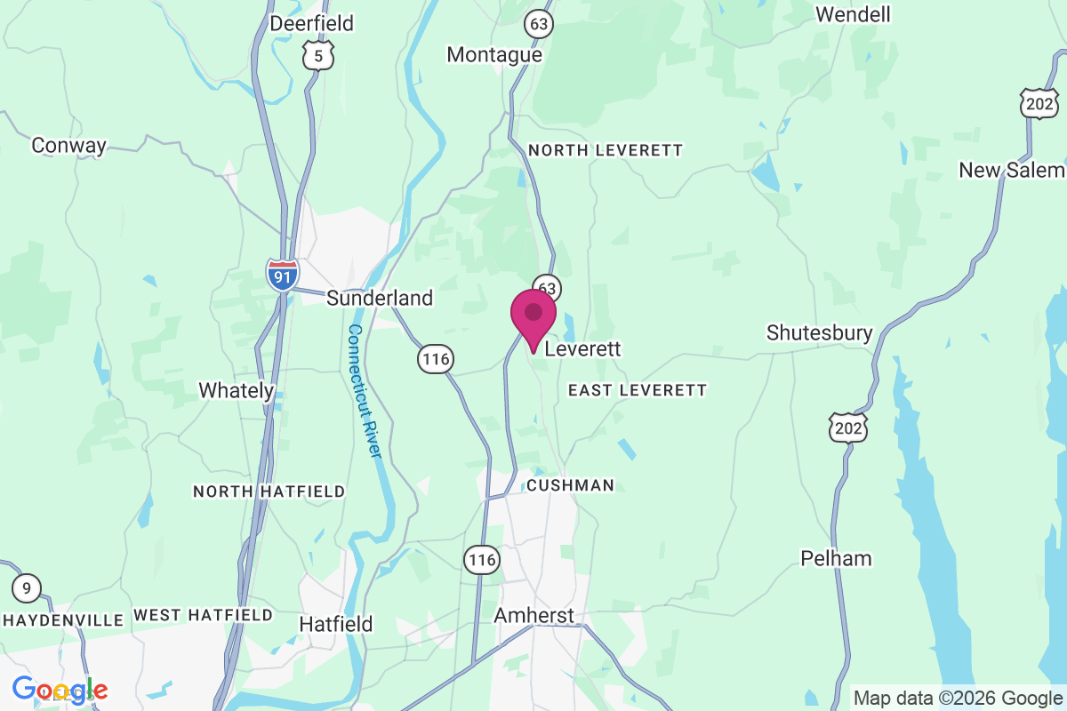 Leverett Station map