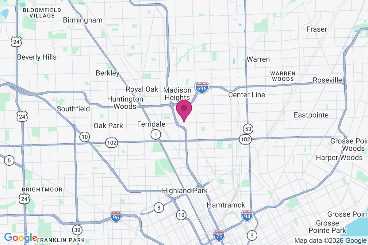 Hazel Park map