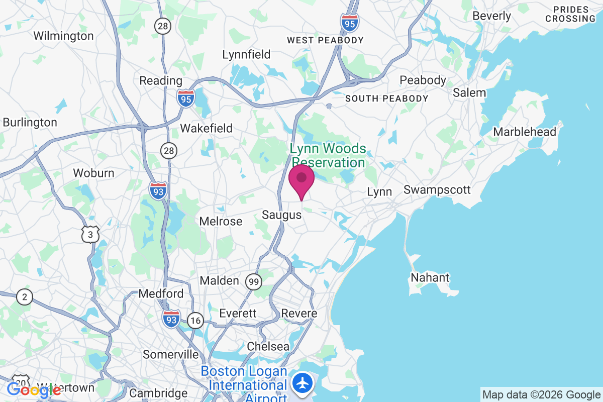 Saugus map