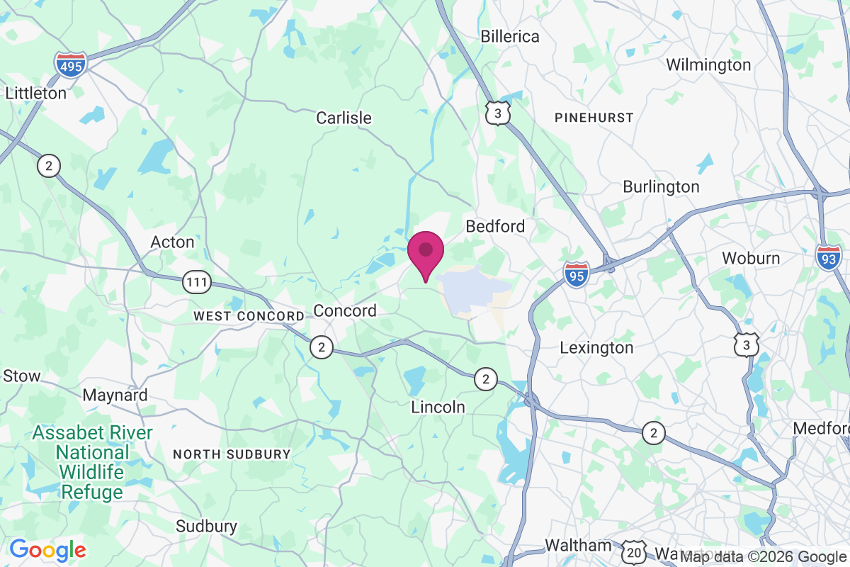 West Bedford map