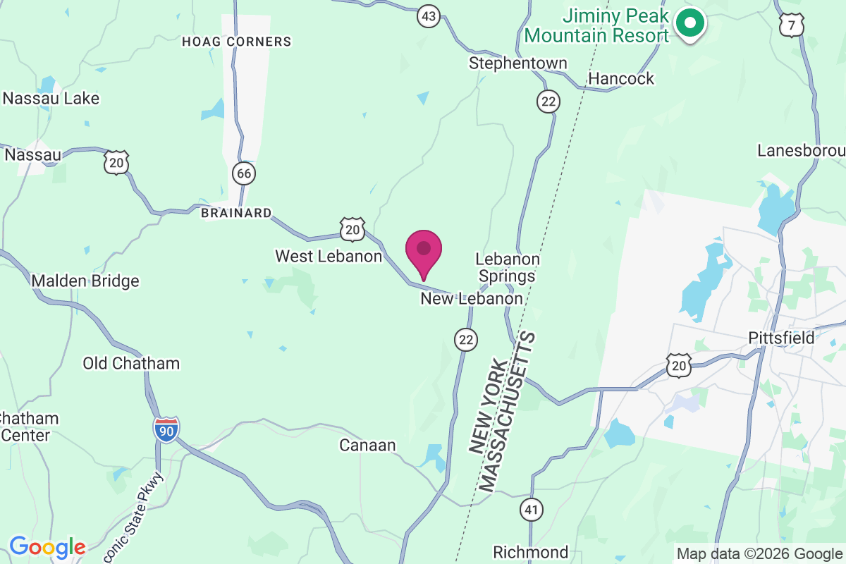 New Lebanon Center map