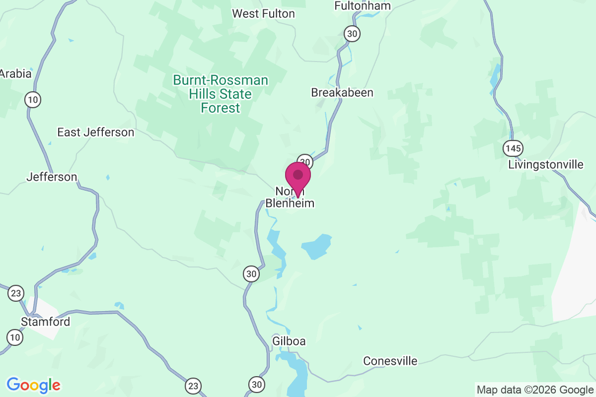 North Blenheim map