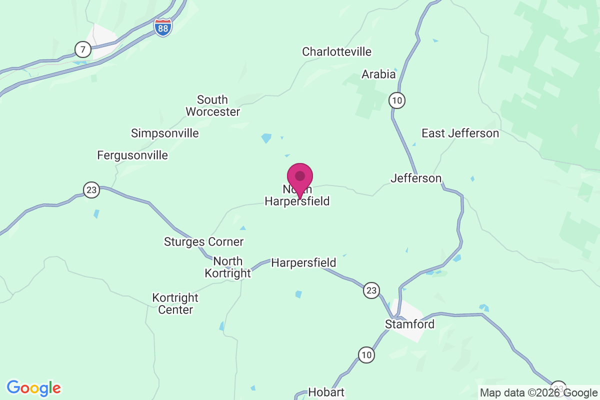 North Harpersfield map