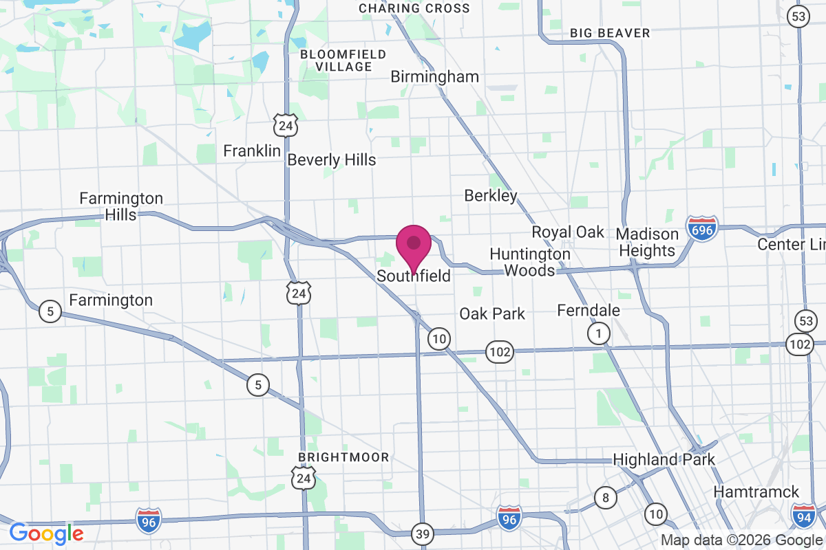 Southfield map