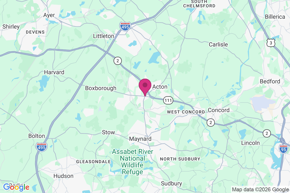 Boxborough map