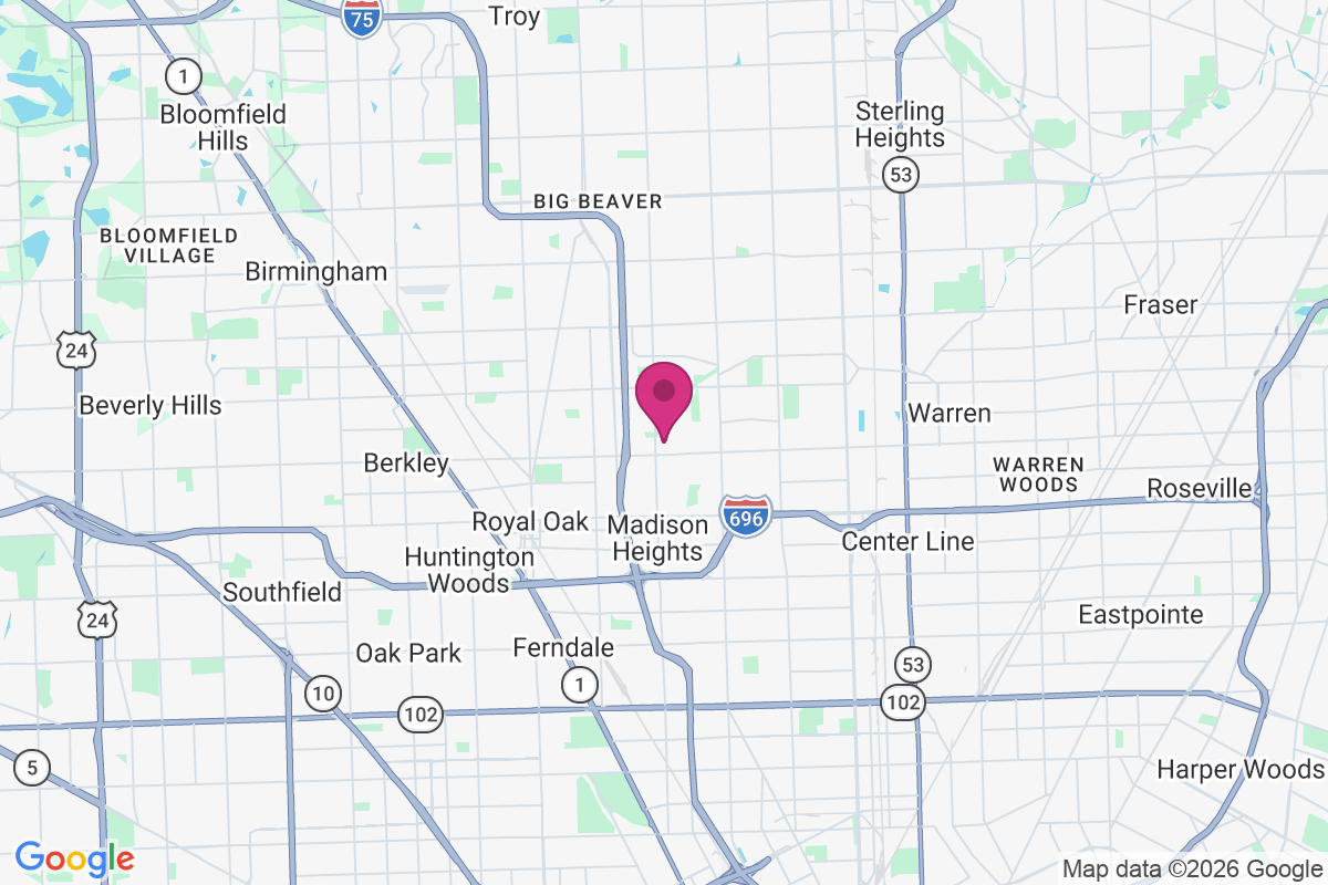 Madison Heights map