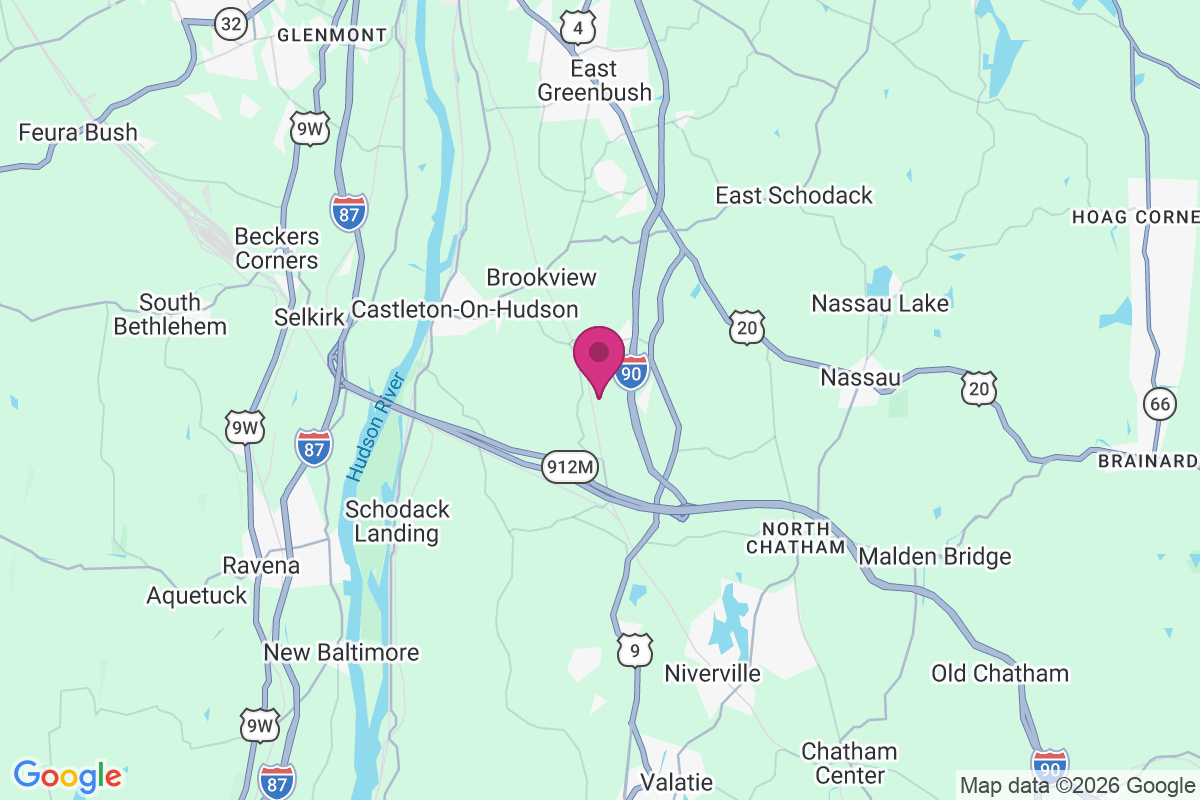 South Schodack map