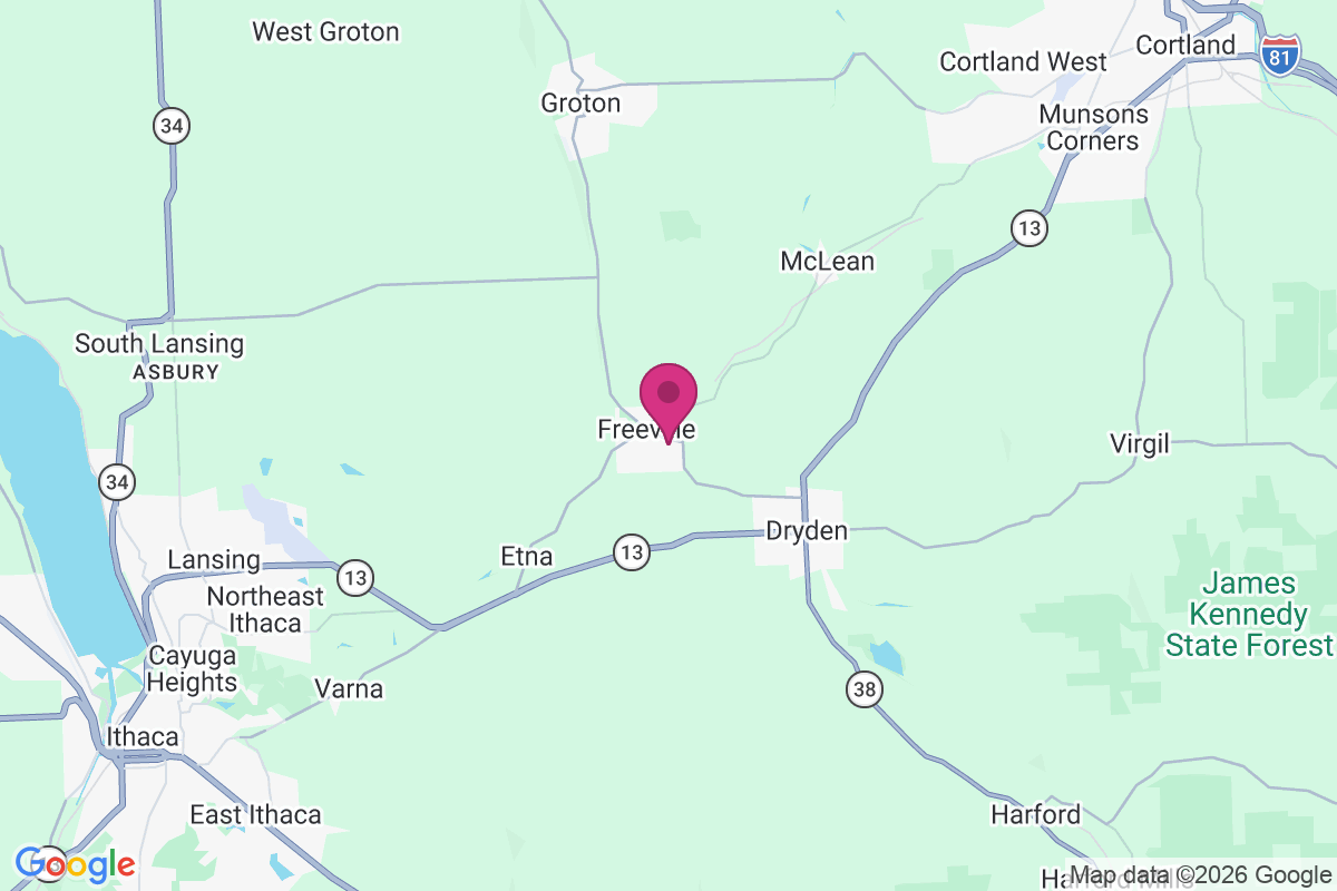 Freeville map