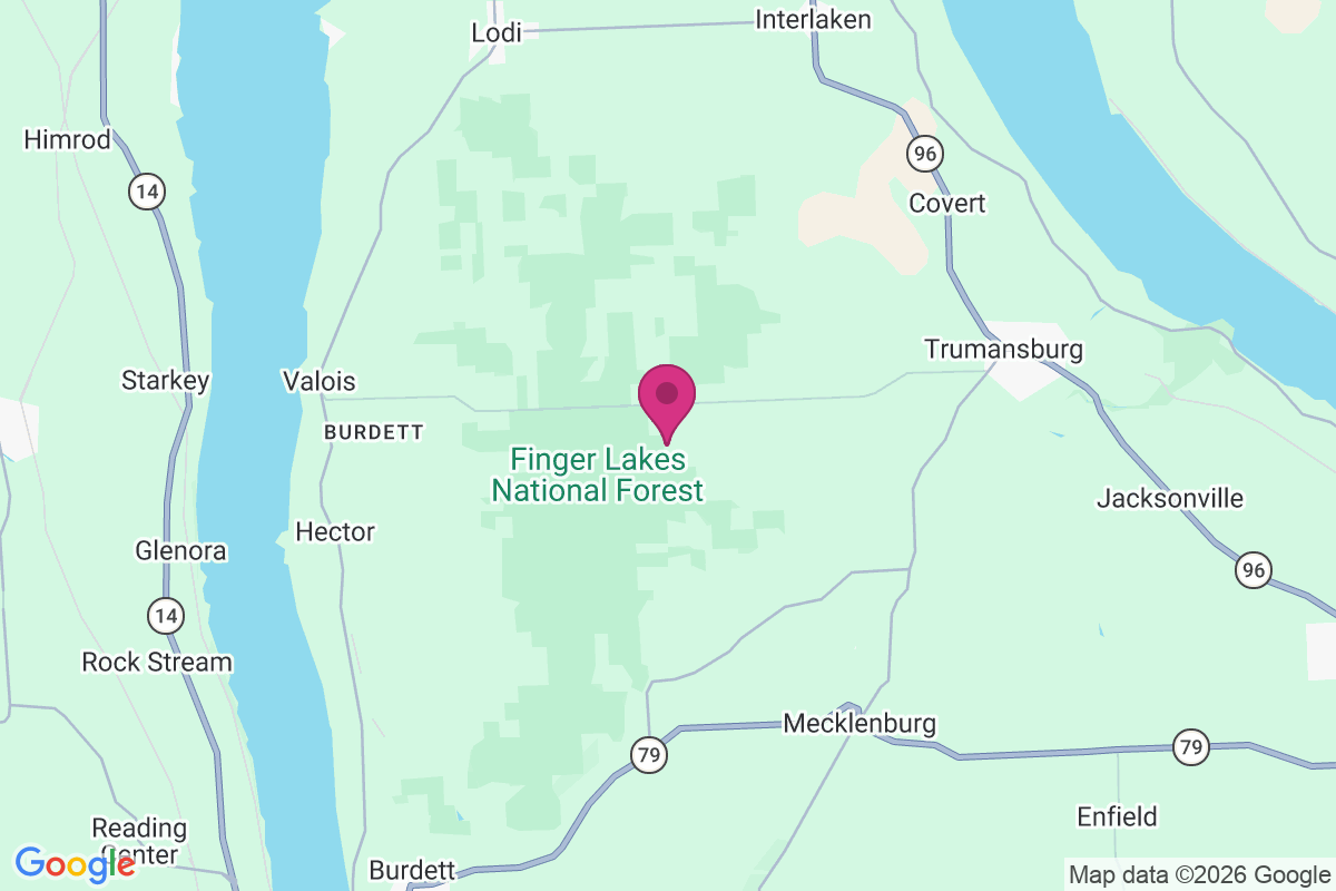 East Steamburg map