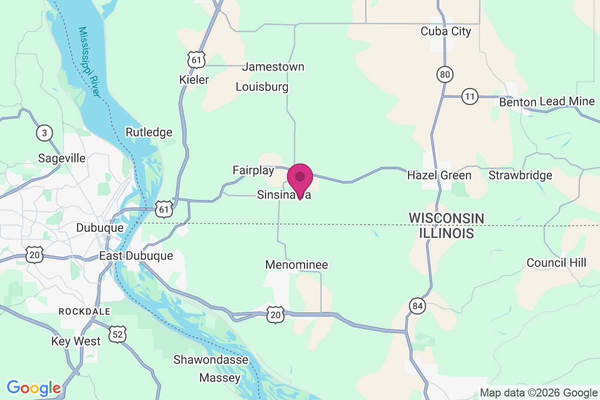 Sinsinawa map
