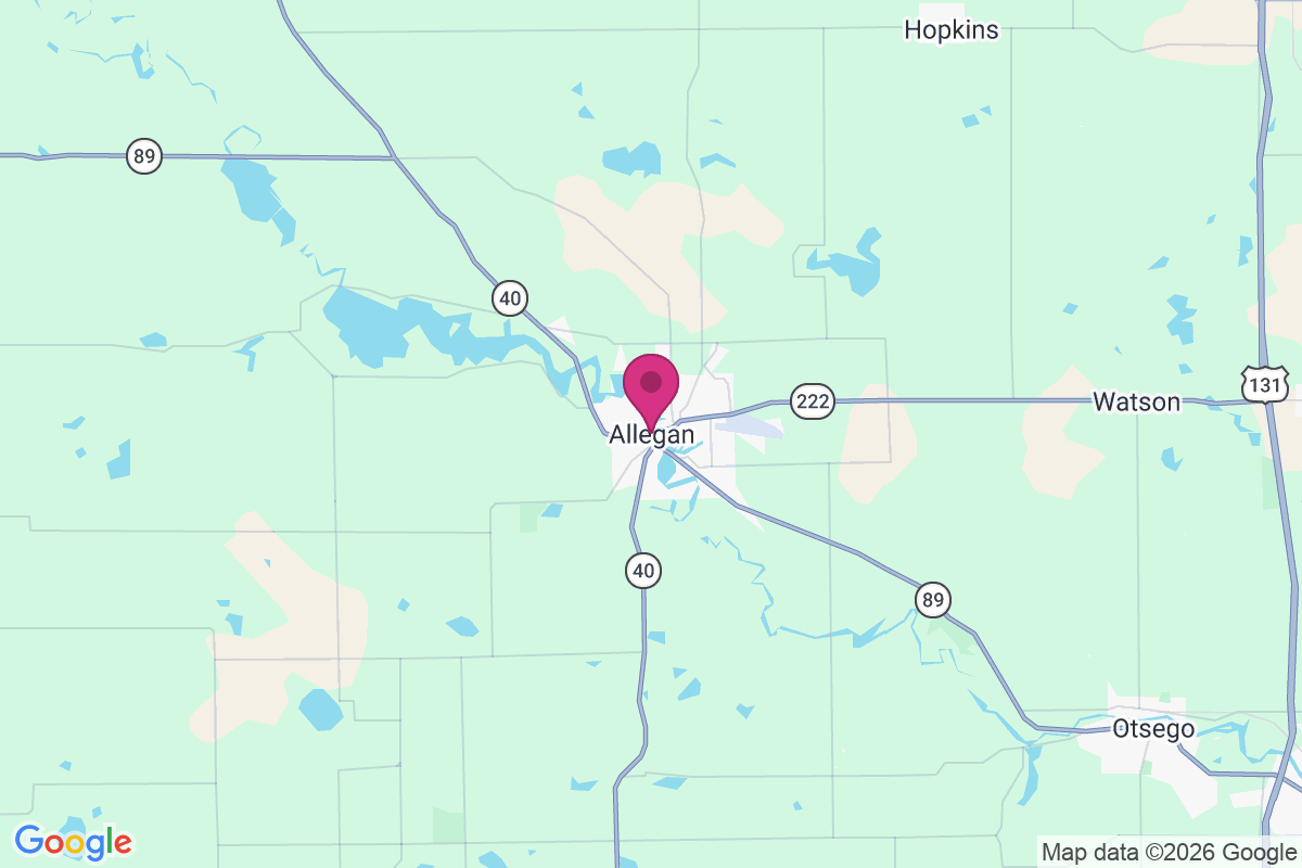 Allegan map