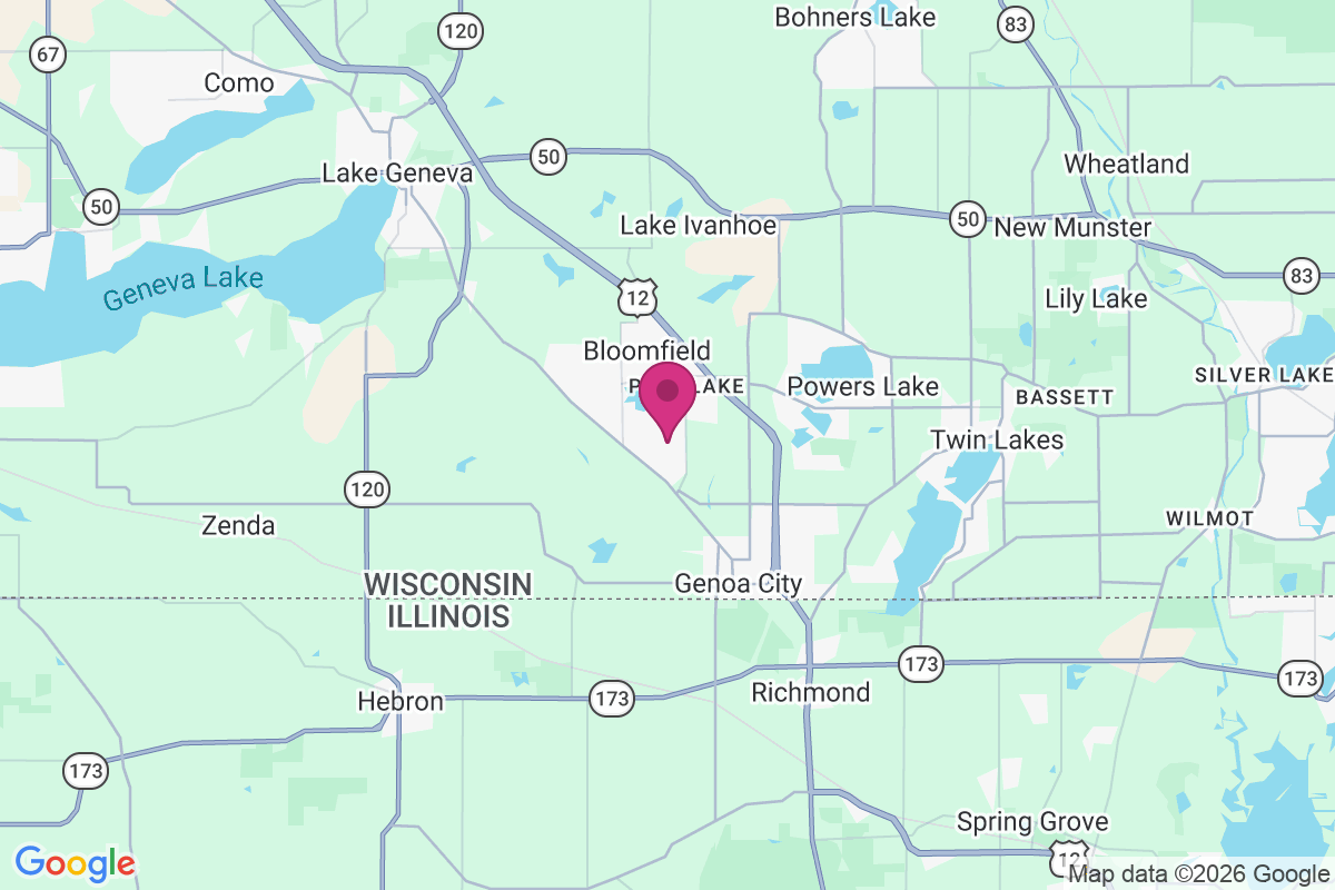 Pell Lake map