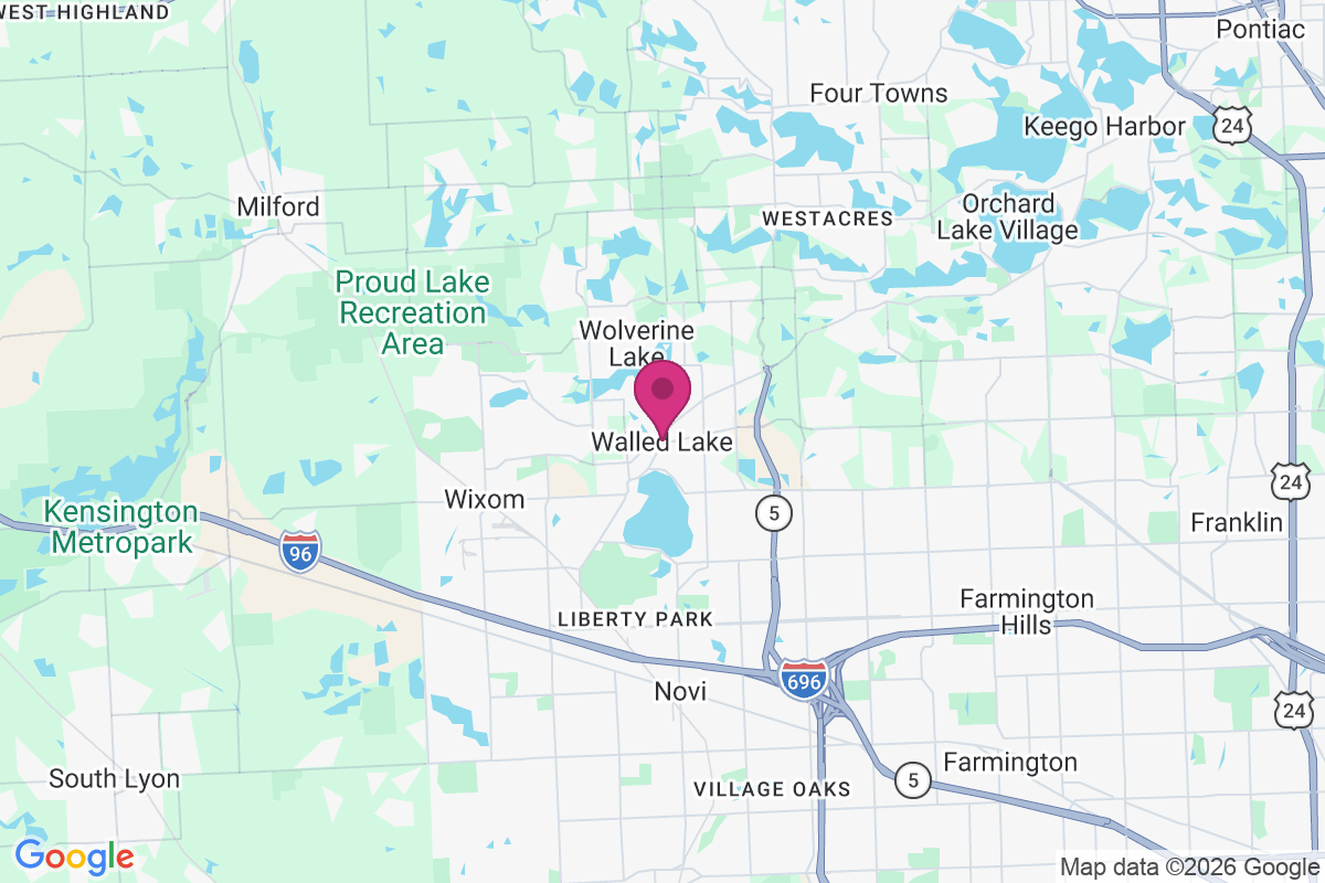 Walled Lake map