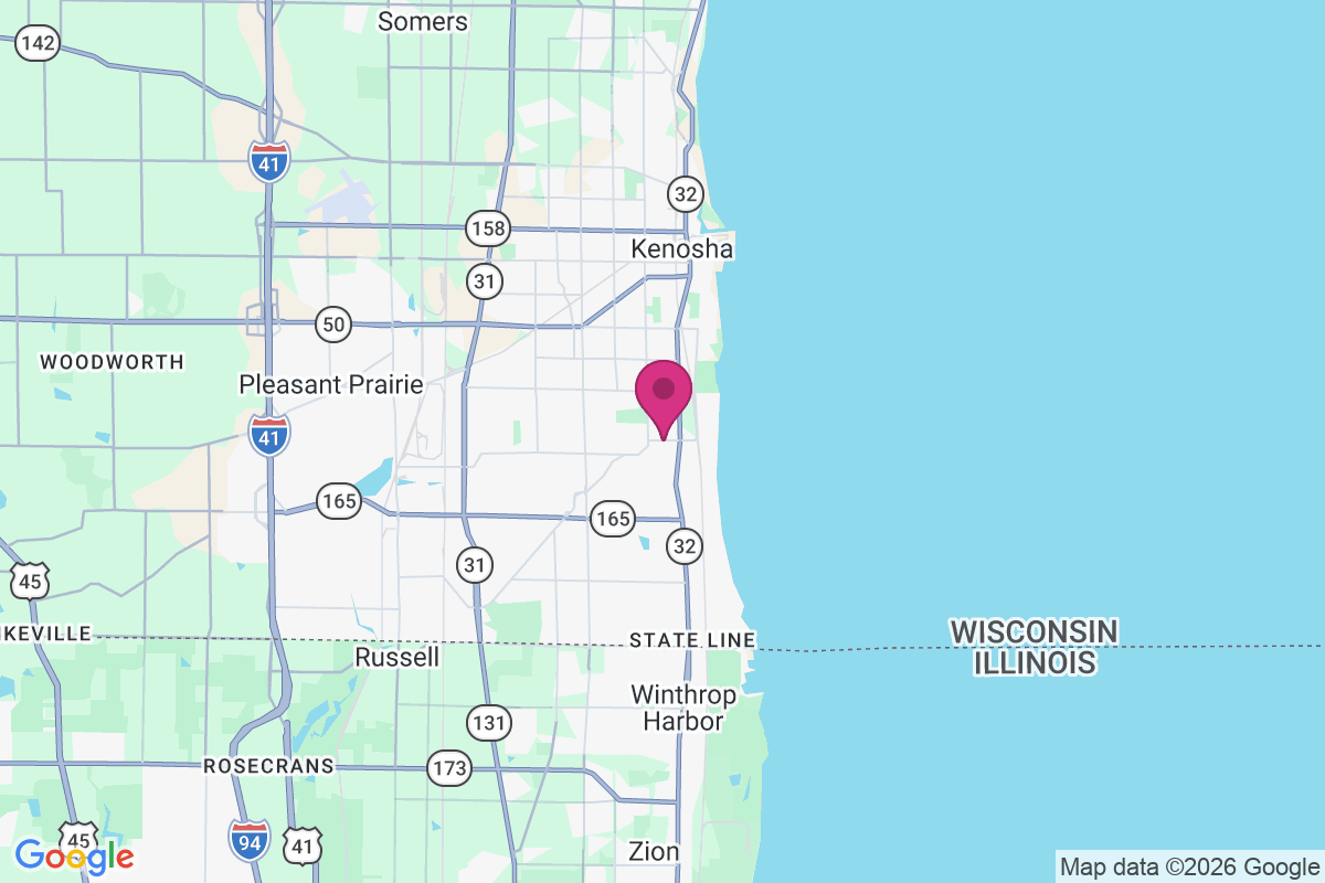 South Kenosha map