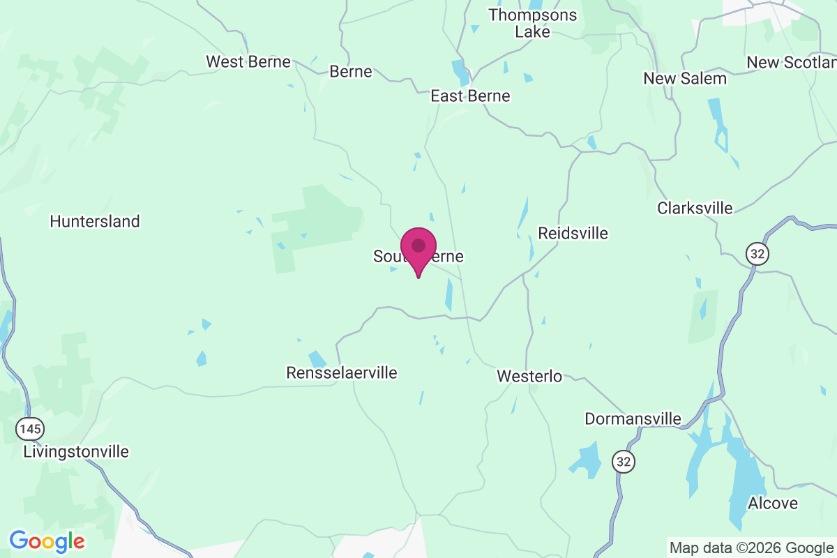 South Berne map