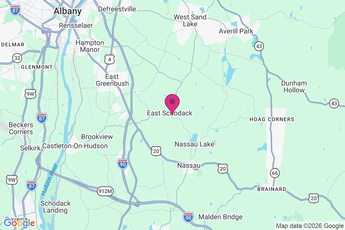 East Schodack map