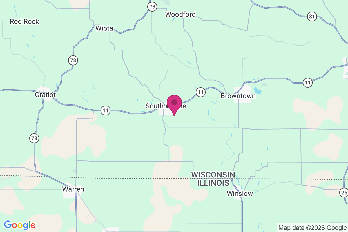 South Wayne map