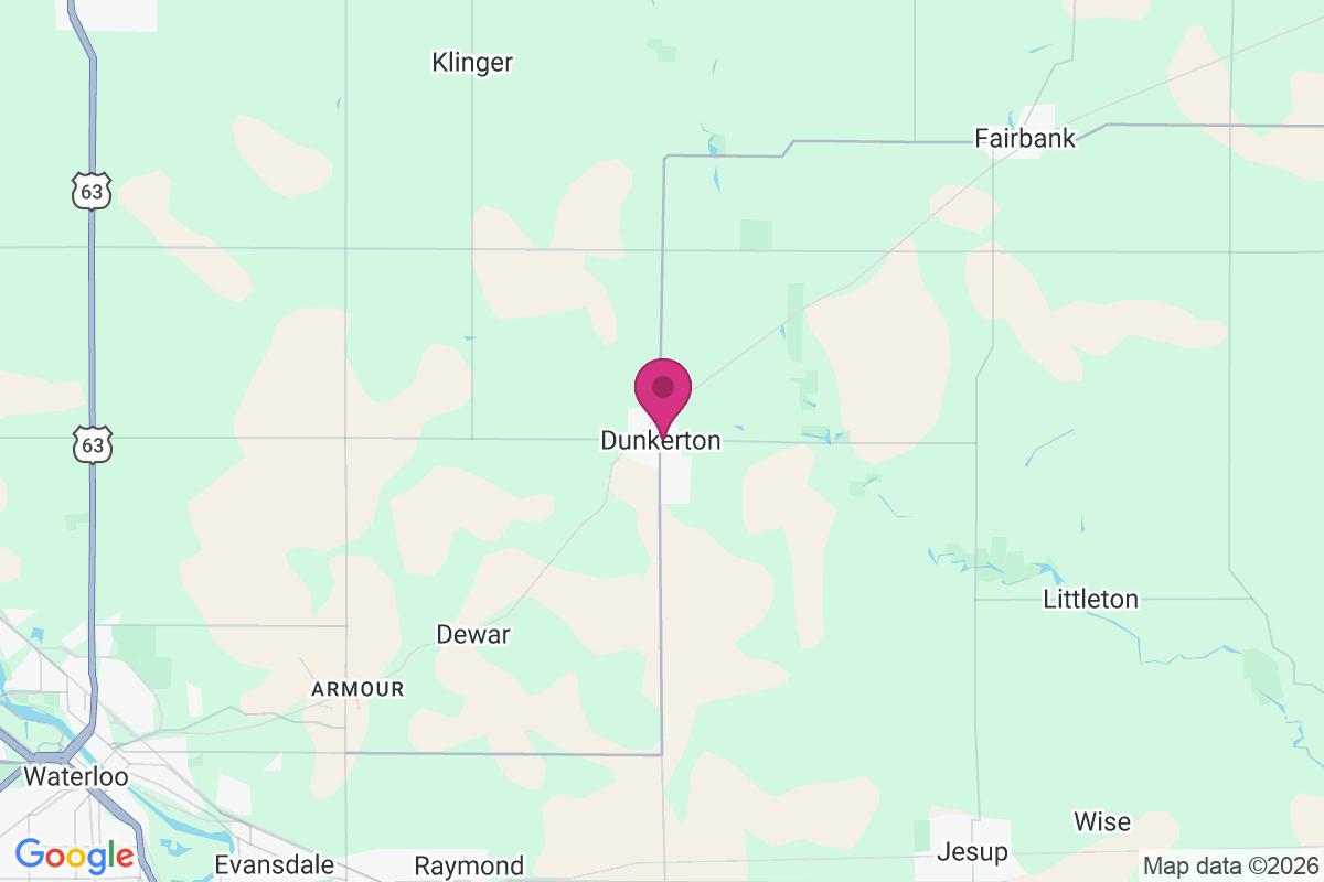 Dunkerton map