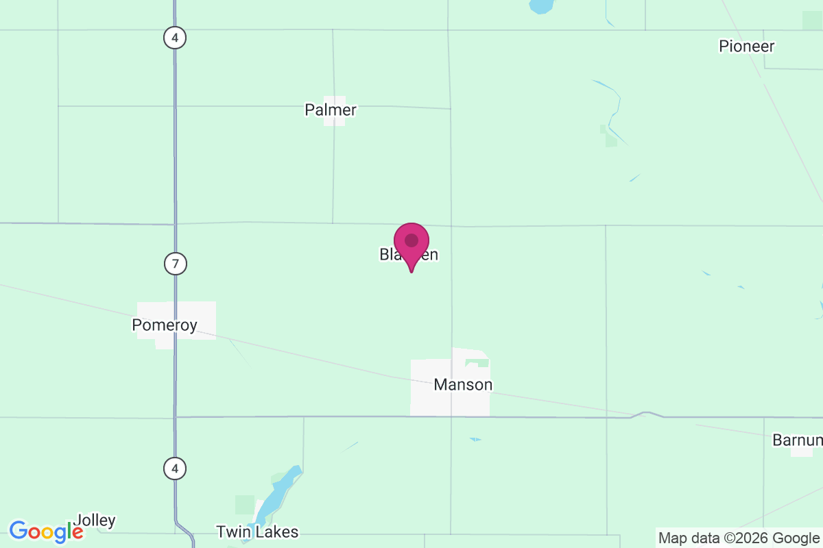 Blanden map