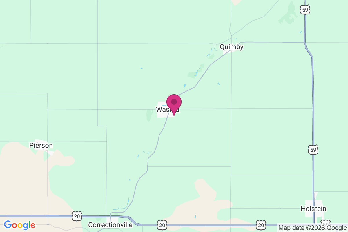 Washta map
