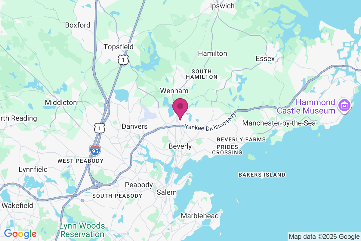 North Beverly map