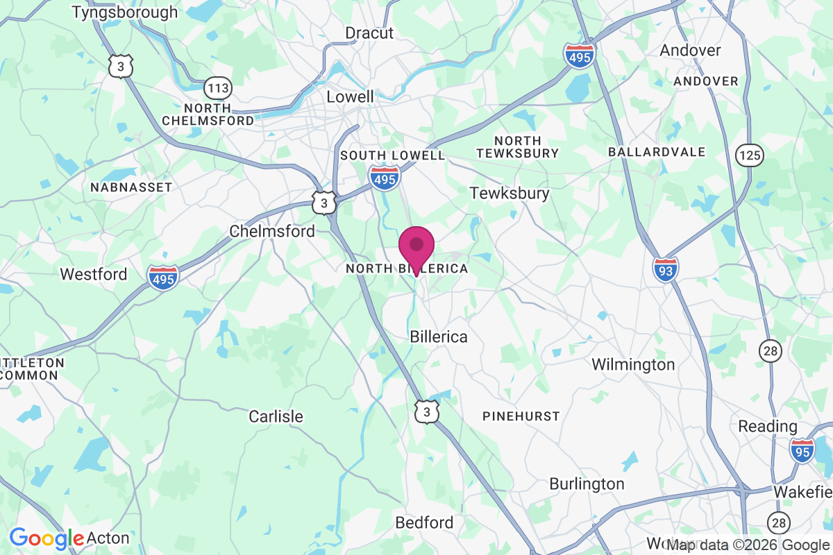 North Billerica map