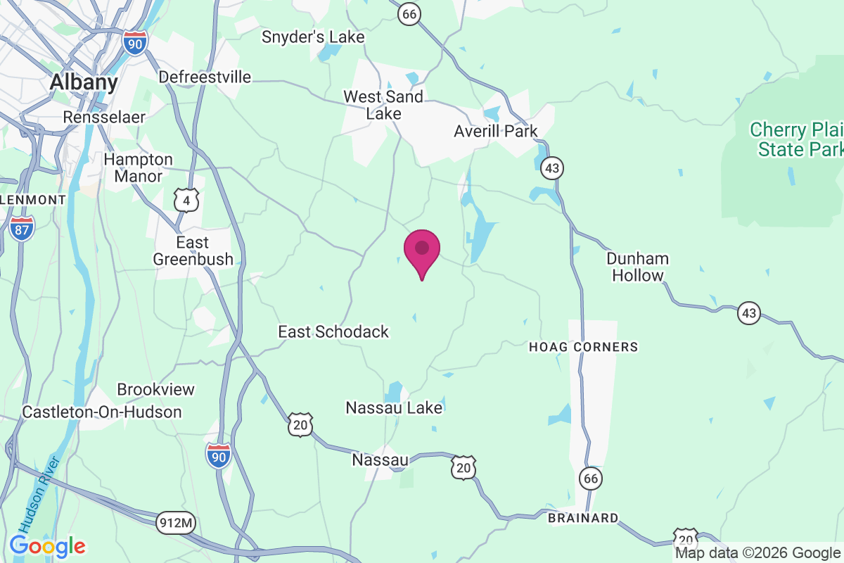 North Schodack map