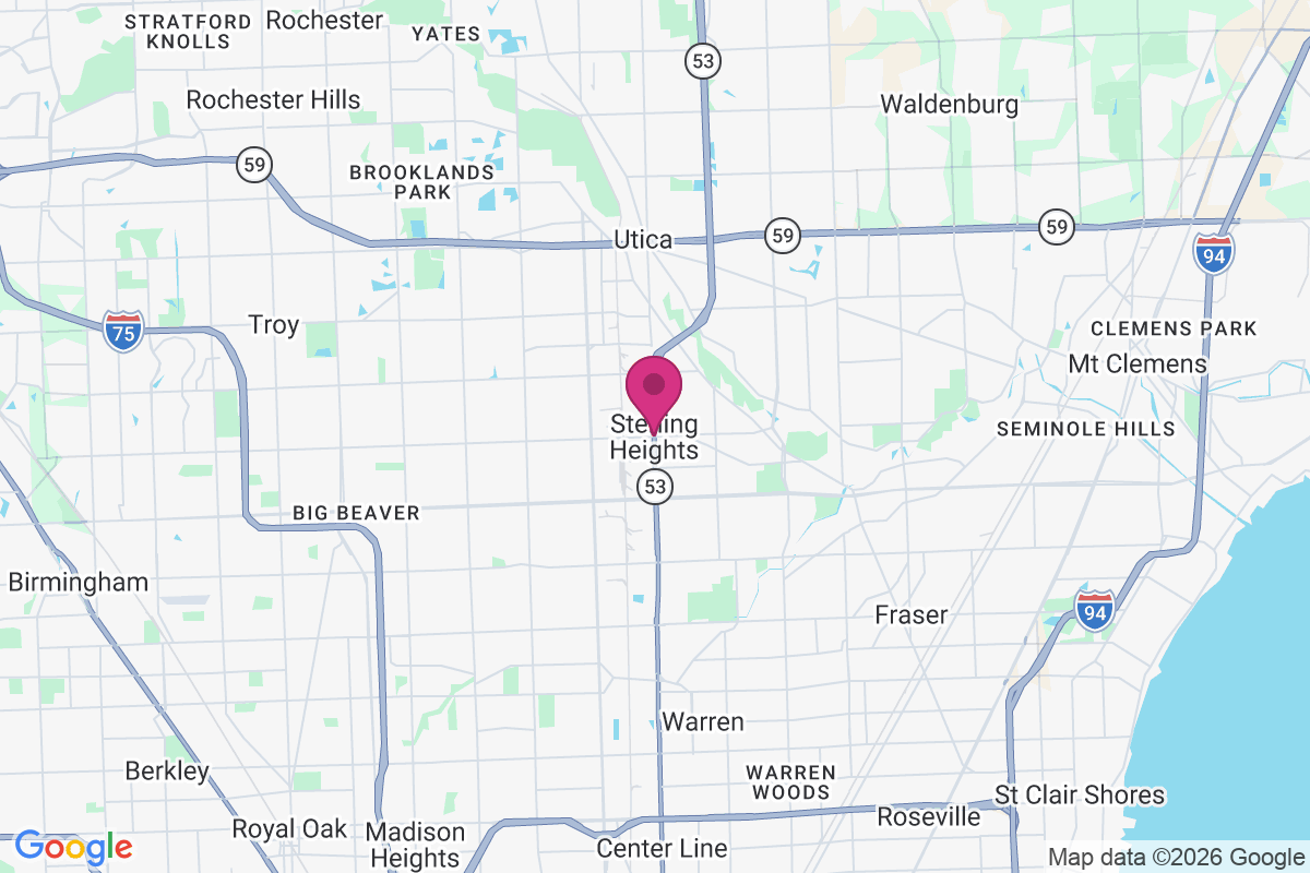Sterling Heights map
