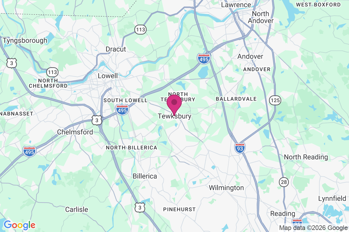 Tewksbury map