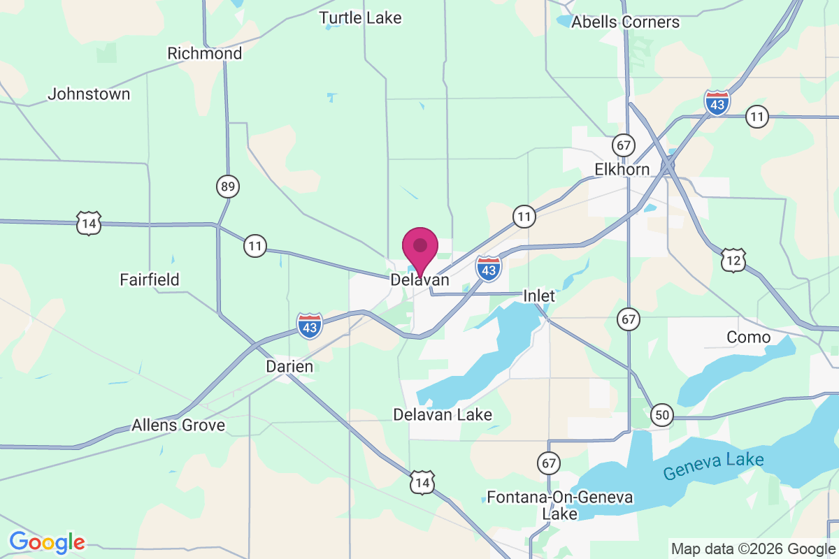 Delavan map