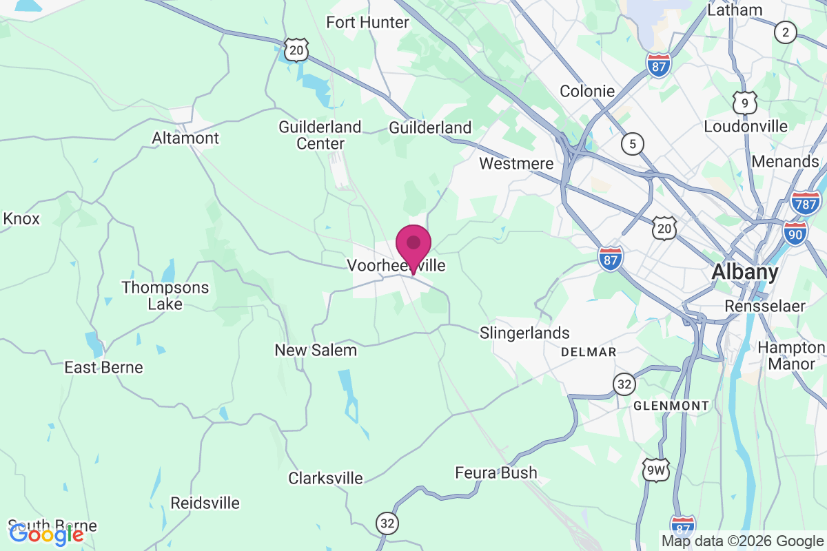 Voorheesville map
