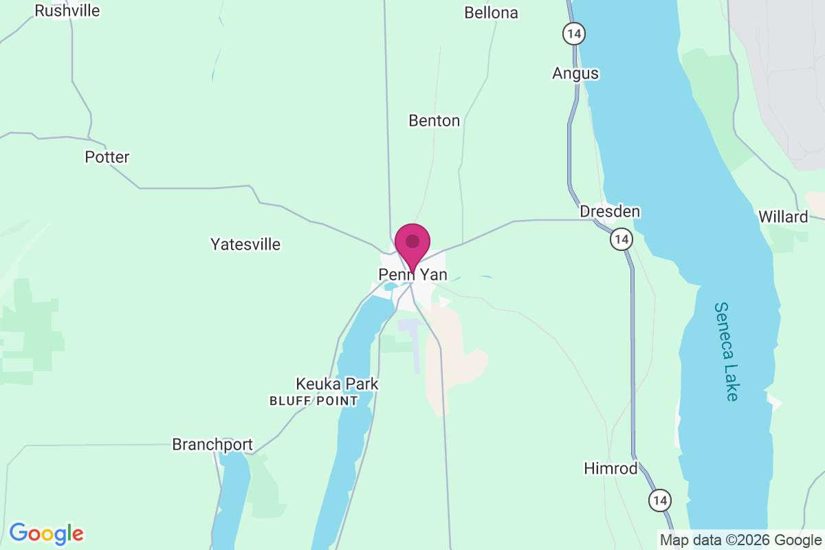 Penn Yan map
