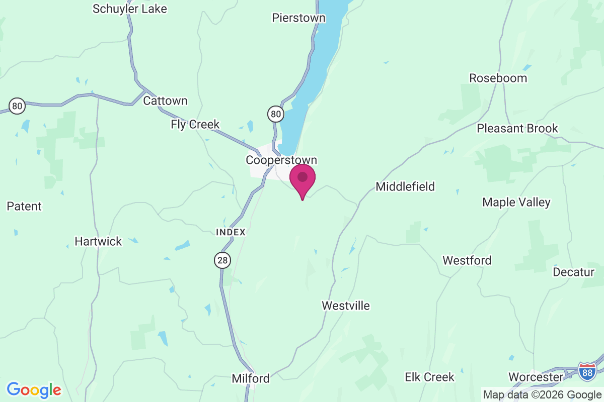 Bowerstown map