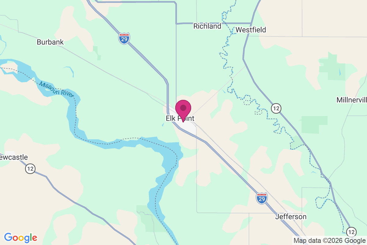 Elk Point map