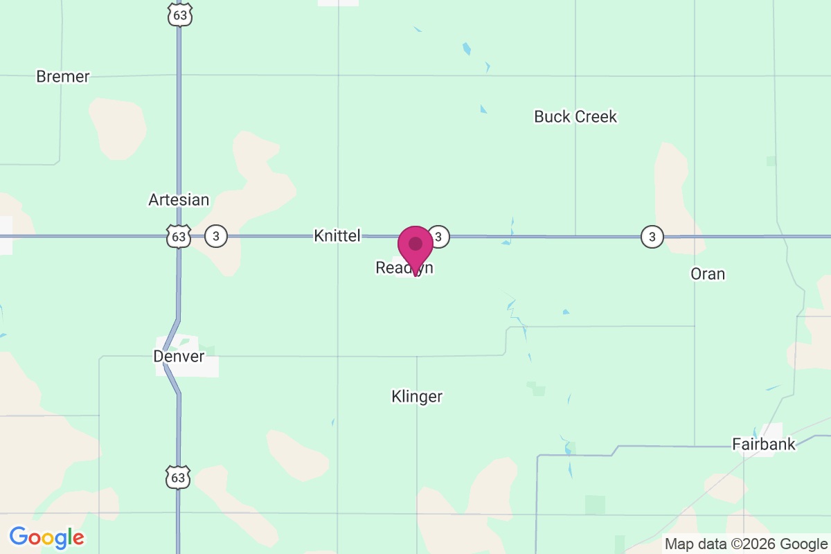 Readlyn map
