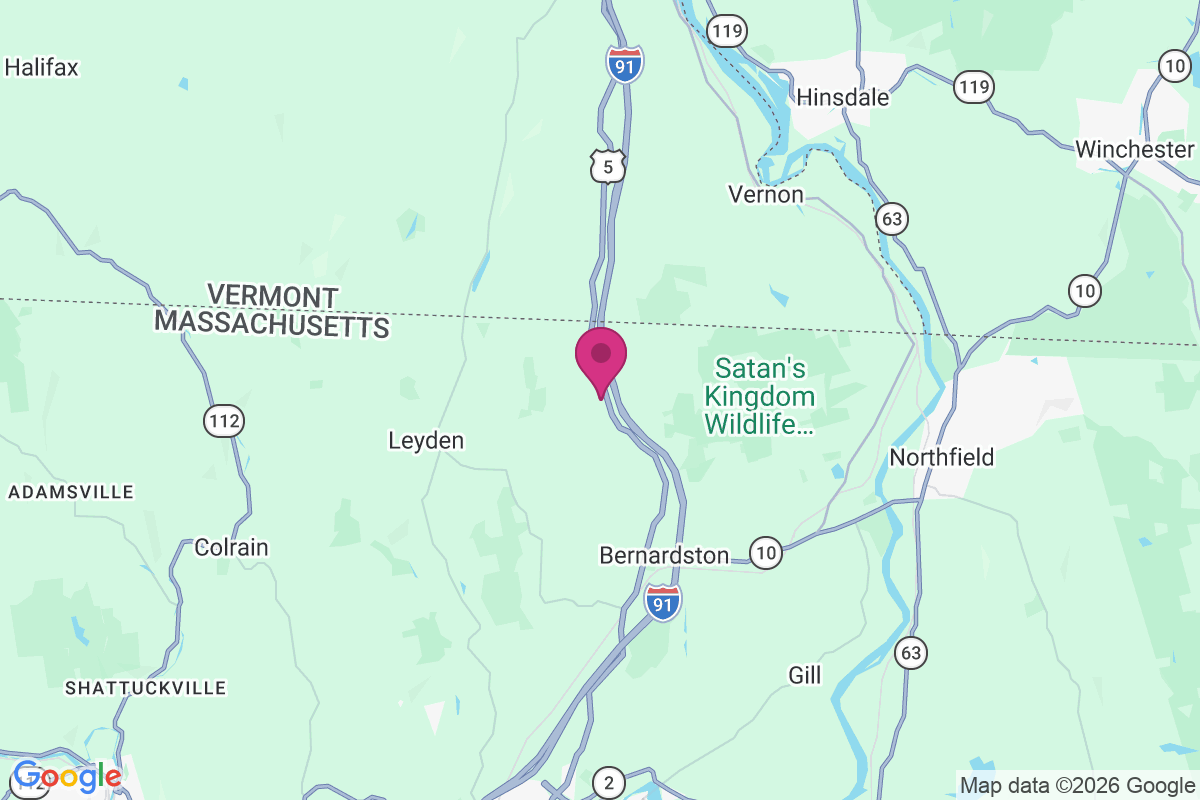 North Bernardston map