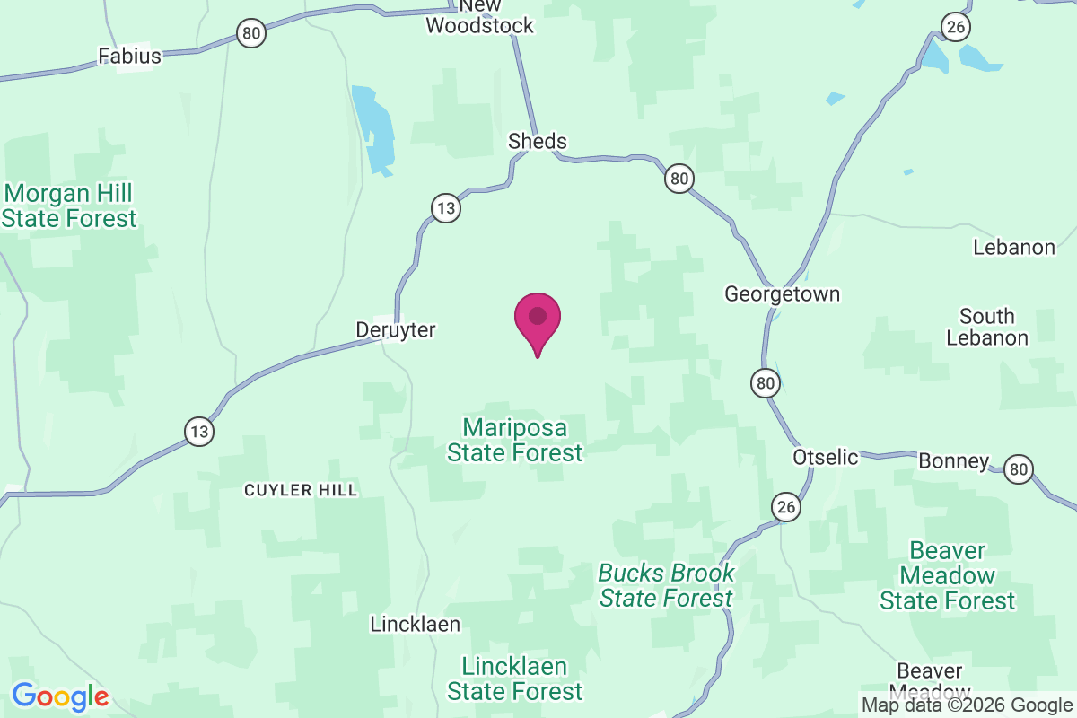 Quaker Settlement map