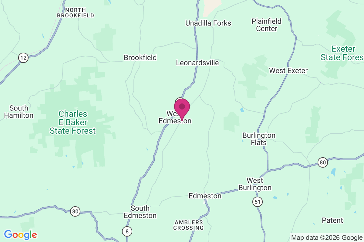 West Edmeston map