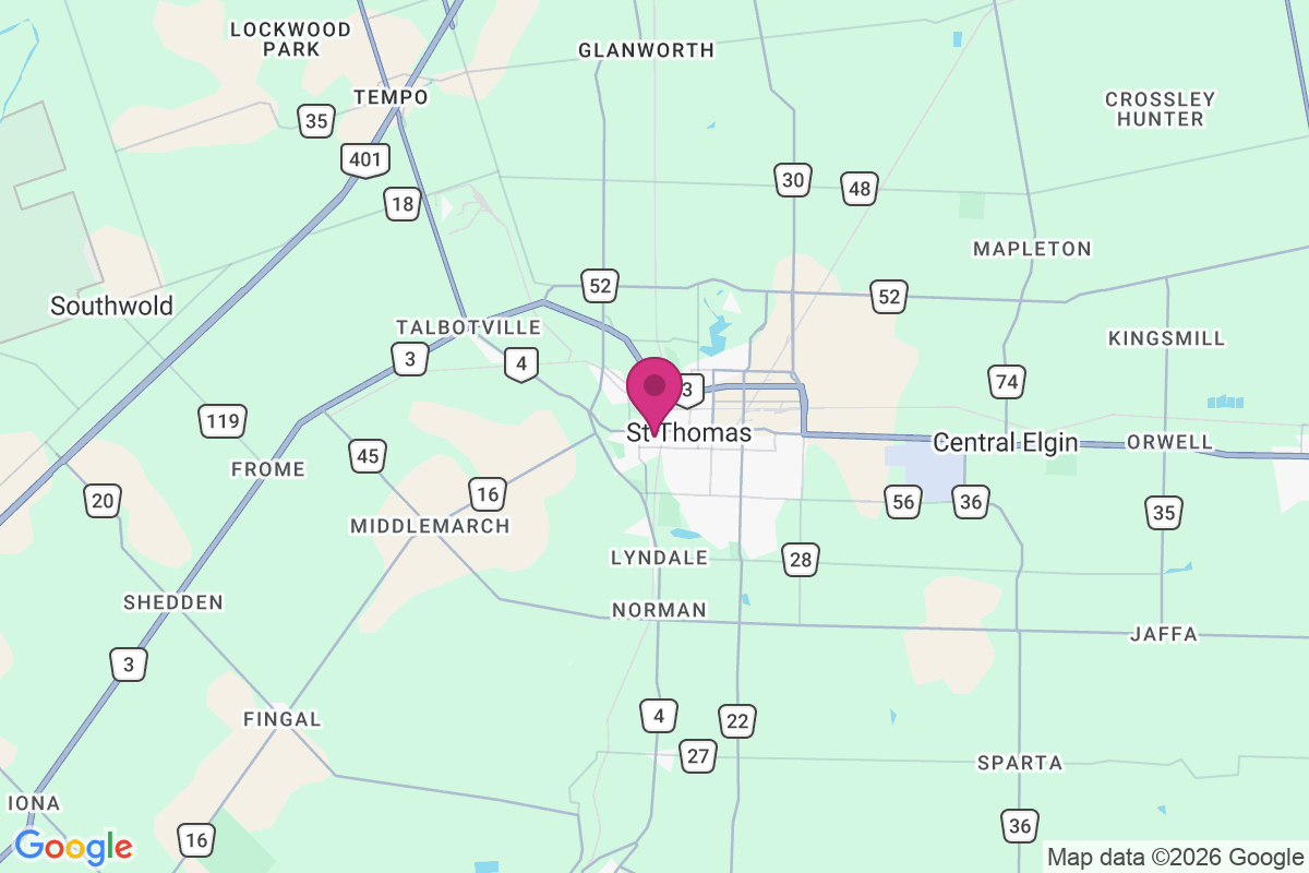 St. Thomas map