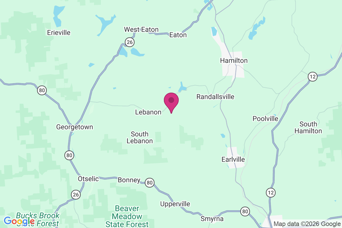 Lebanon Center map