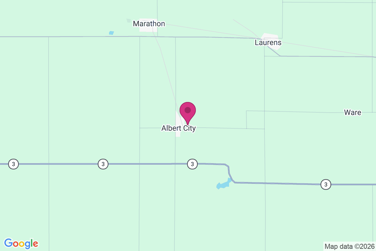 Albert City map